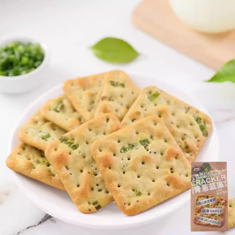 
                  
                    【Sun Friend】Chia Seed Spirulina & Spring Onion Cracker
                  
                