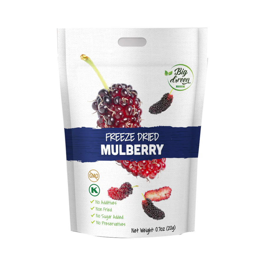 【Bgreen Food】Freeze-Dried Fruit Slices - Mulberry