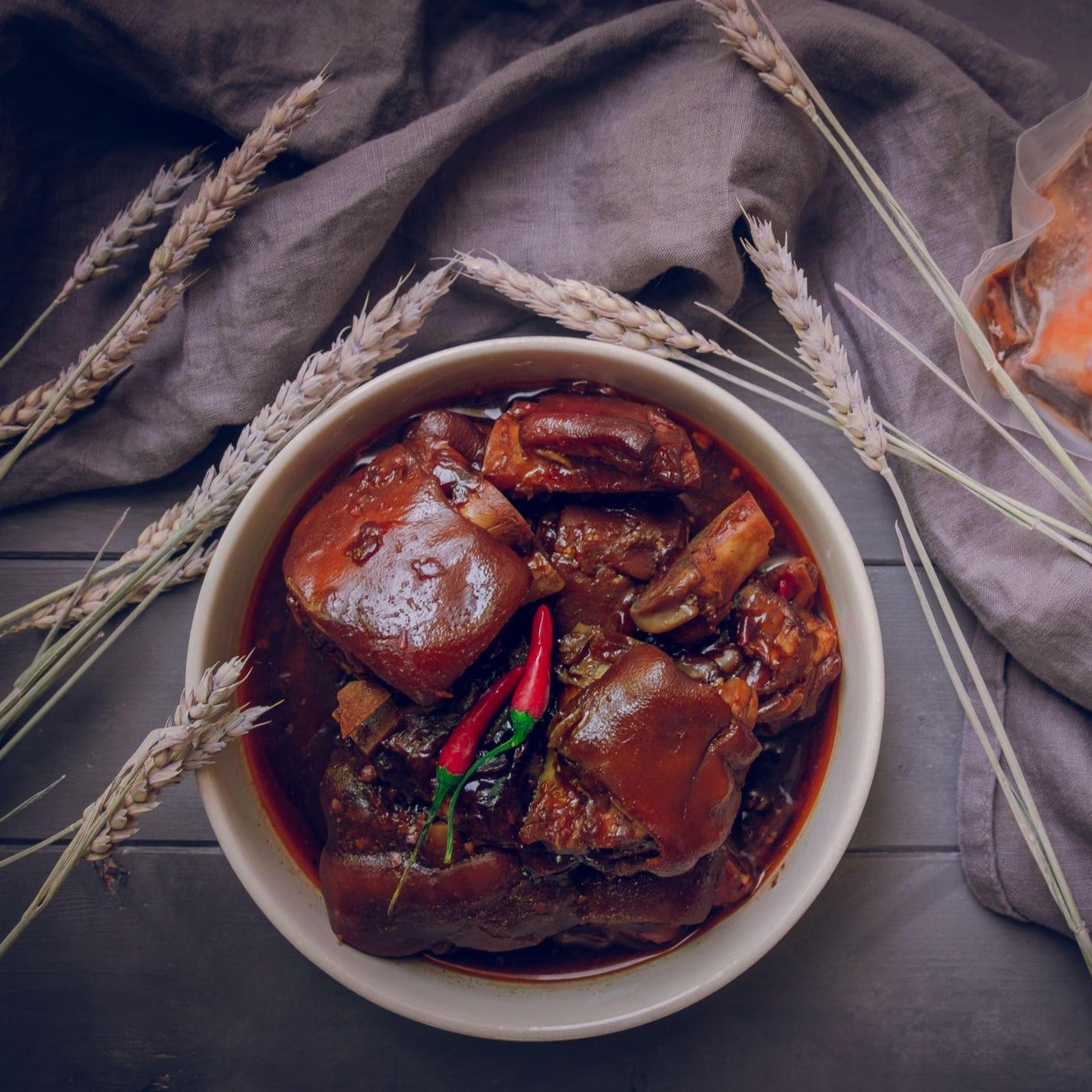 Braised Pork Knuckle Display