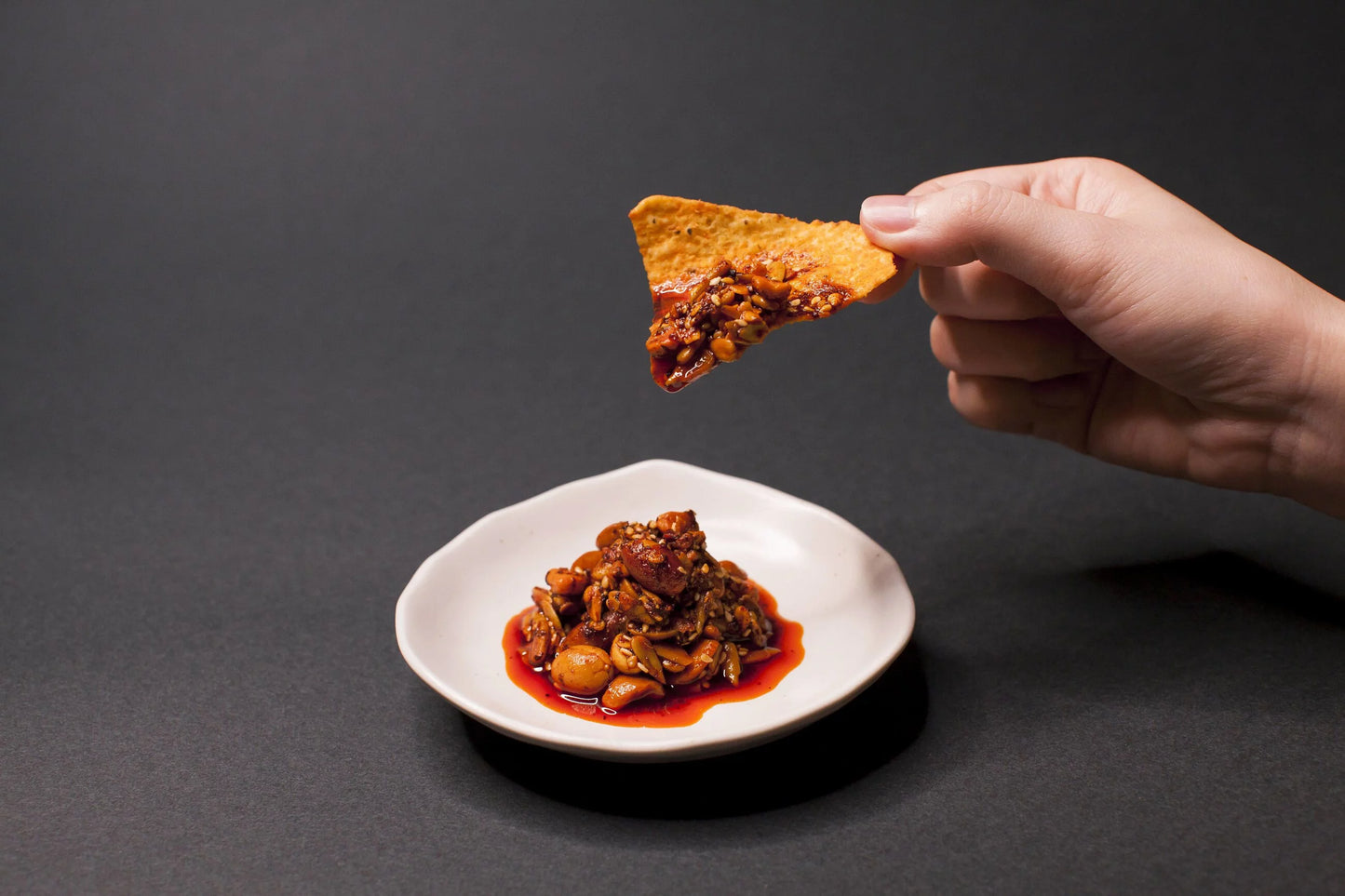 【ZeXin Studio】Spicy Five Nuts and Sesame Oil (Mild OR Medium Spicy)(Vegan) - Broth Inc