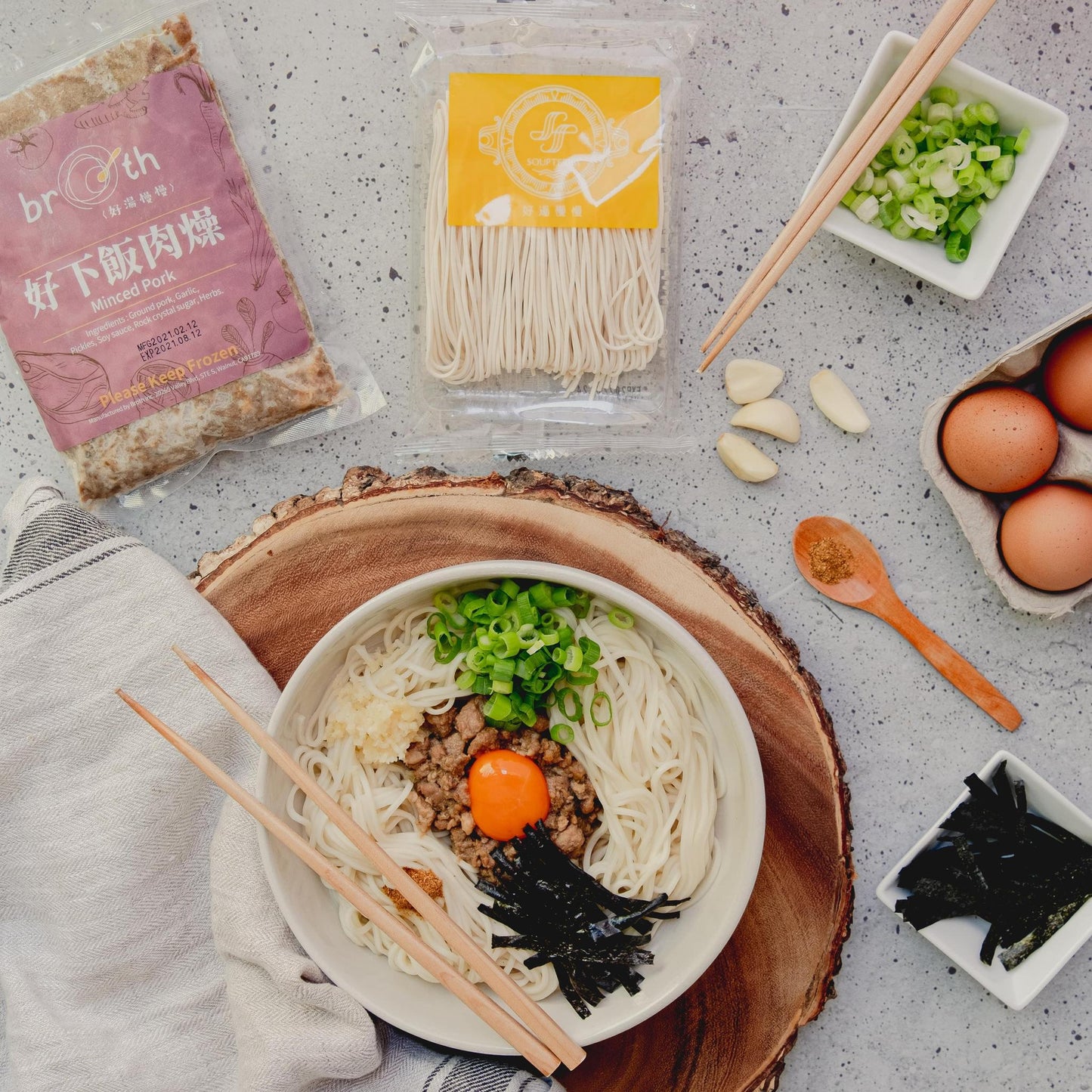 Braised Minced Meat with noodle