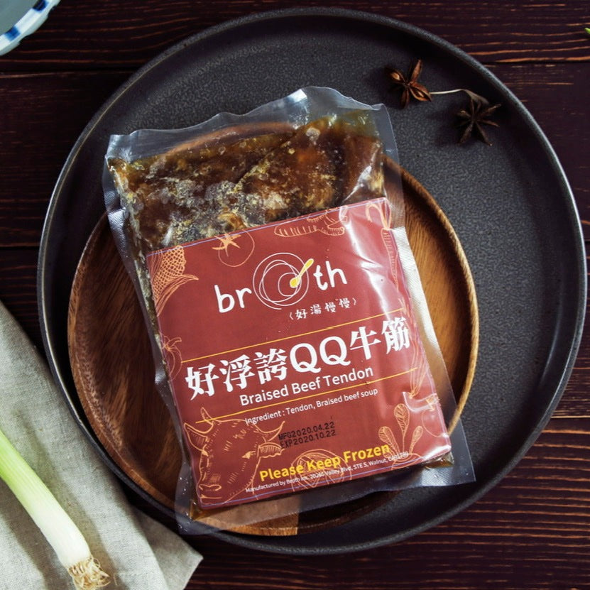 braised beef tendon meat