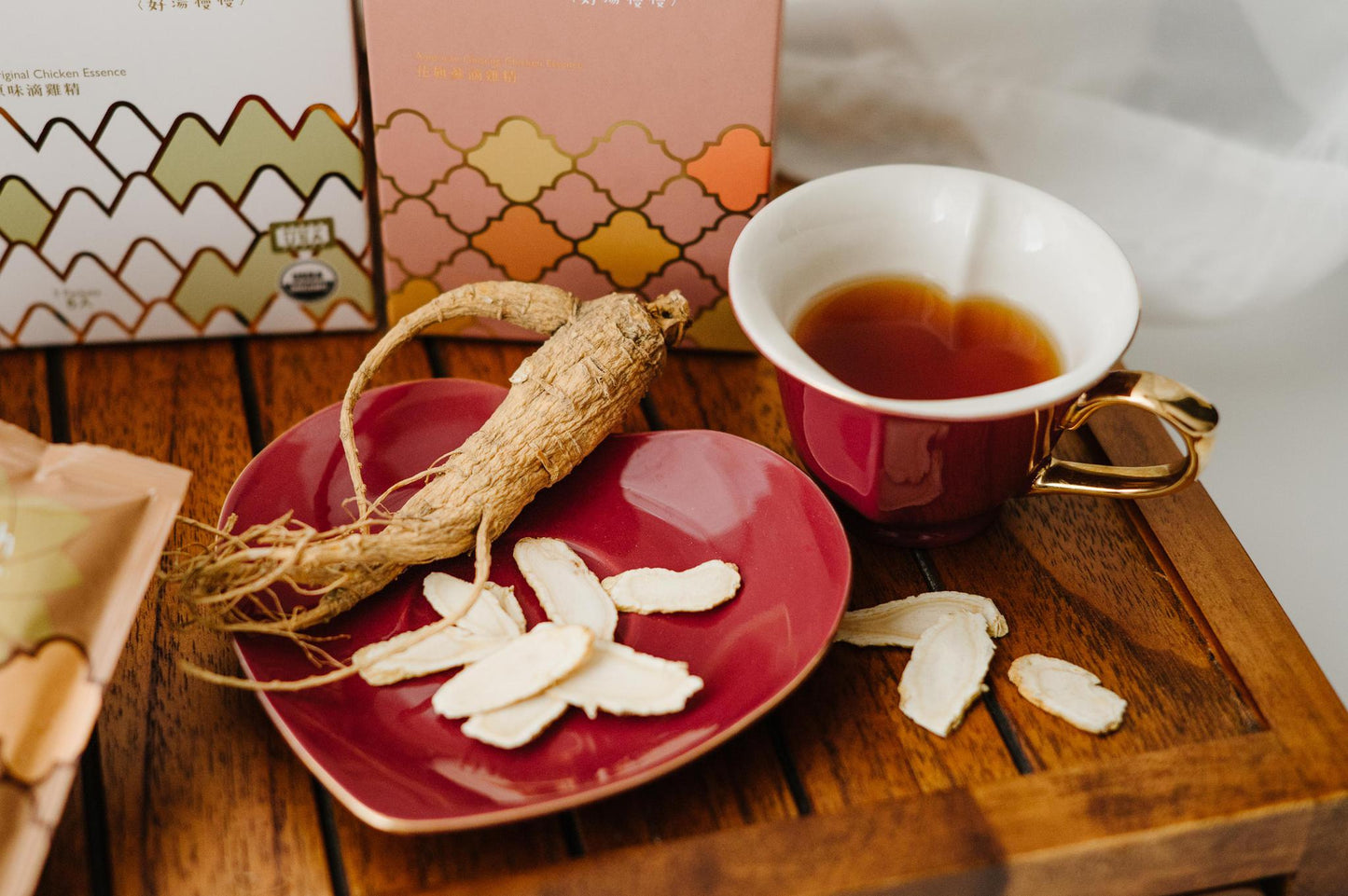organic chicken essence/滴雞精 - 花旗蔘American Ginseng