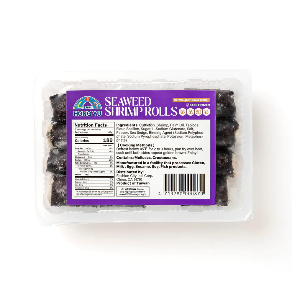 
                  
                    【Hong Yu】Seaweed Shrimp Rolls packaging
                  
                