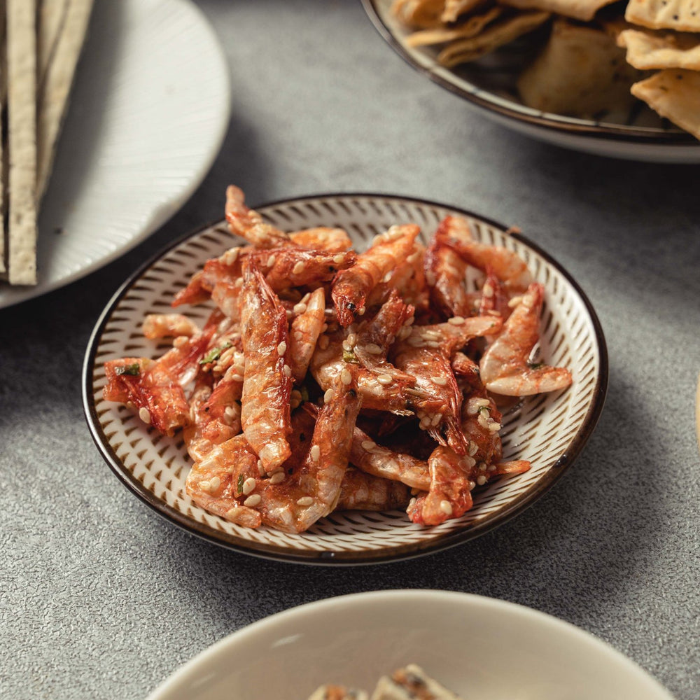 Crispy Sakura Shrimp, light snacks