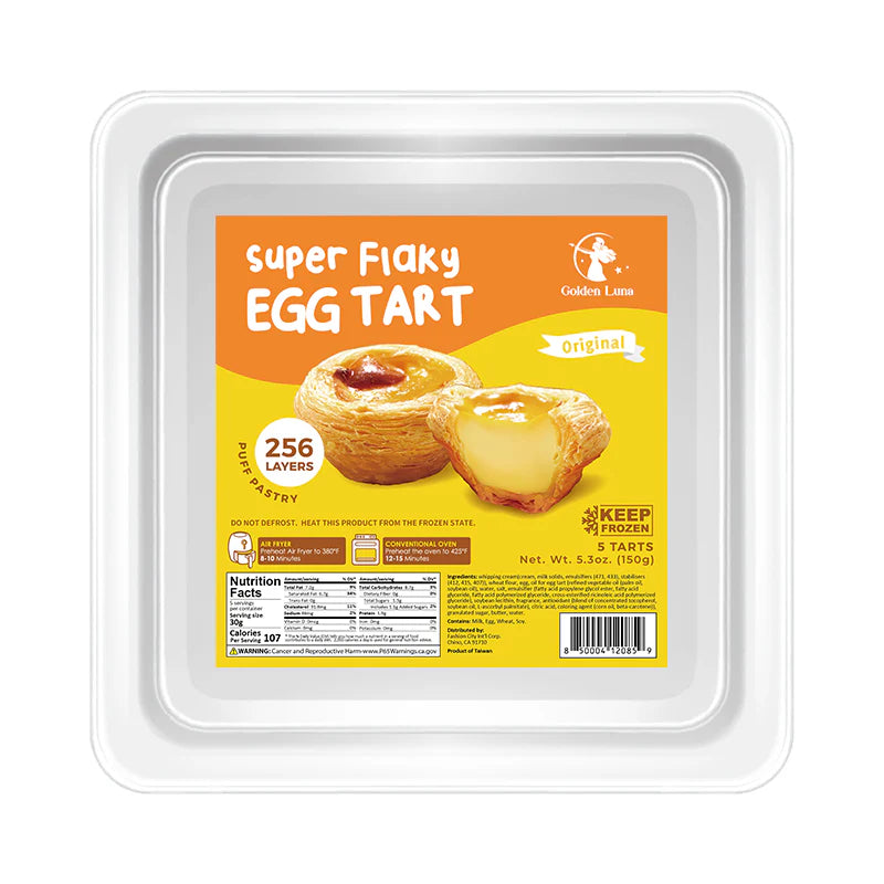 
                      
                        【Golden Luna】Super Flaky Egg Tart(Original)(5pcs)
                      
                    