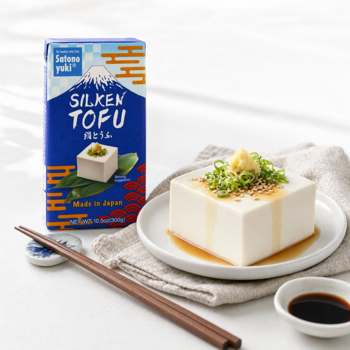 Satono Yuki Silken Tofu | Smooth Japanese Tofu for Soups, Hot Pot