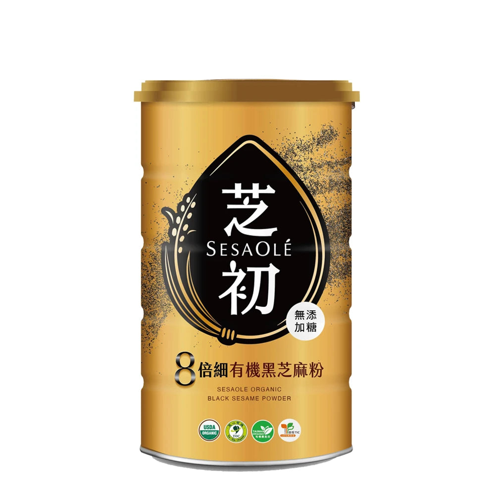 【Sesaole】Organic Black Sesame Powder(Canned)